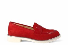 Mocassino Cinzia Valle rosso -