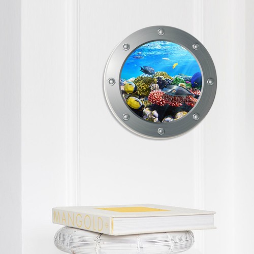 Adesivi murali bagno finestra