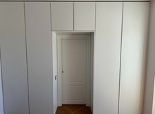 ARMADIO PONTE 4 ANTE LACCATO OPACO CON SPECCHI INTERNI SU OGNI ANTA