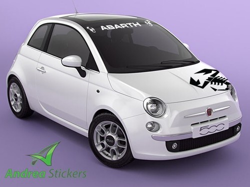 Adesivi abarth 500 - adesivi,
