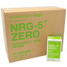 NRG-5 ZERO 24x 500 g alimenti di emergenza cartone razione di emergenza prepper outdoor cibo a lungo termine
