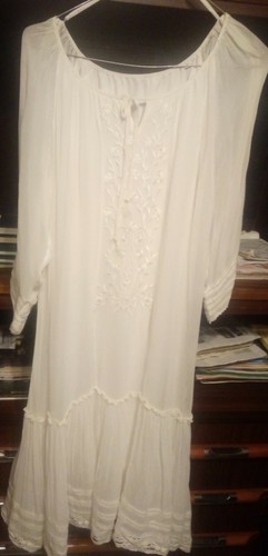 Abito bianco donna misto - abito,