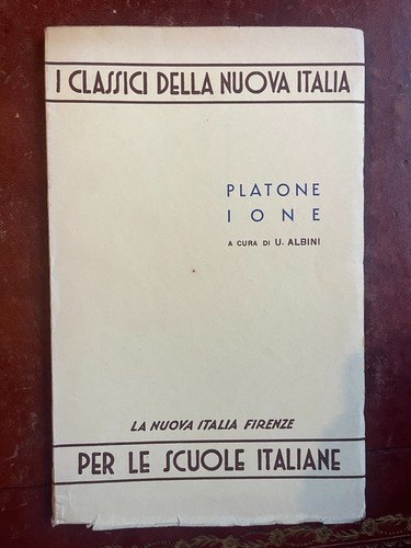 Platone ione testo greco - ione,