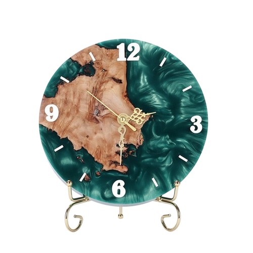 Orologio legno resina - orologio, in