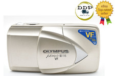 [Quasi come nuova] Olympus μ mju II 115 VF fotocamera punta e scatta pellicola 35 mm dal GIAPPONE