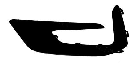 Modanatura griglia paraurti - modanatura,
