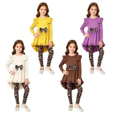 Leggings bambina orlo alto