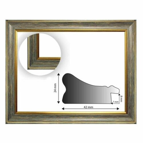 Cornice barocca 10941 - 247, gri