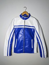 Giacca in vera pelle da corsa