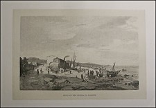 1876 veduta pegli riviera - pegli,
