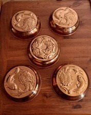 Set 5 Ciotole Metallo/ Rame Da