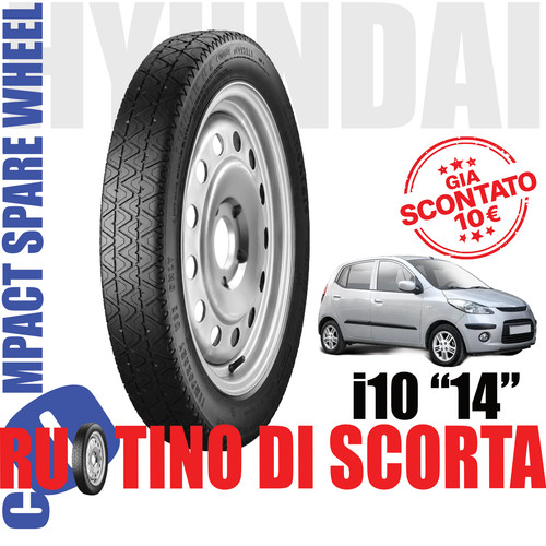 Ruotino scorta ruota 4 - 14,