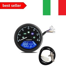 Geloo Moto Contachilometri universale per moto Tachimetro Digitale Contachilo...