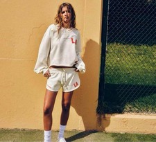 Felpa college maglia peluche