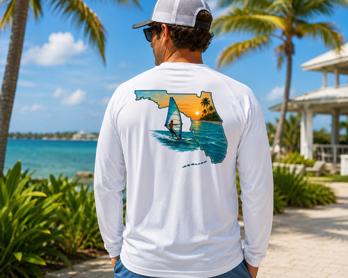 Shirt florida windsurf - t-shirt,