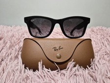 Ray Ban Meta WAYFARER Nero Opaco 50-22 Generazione 1 Come Nuovi