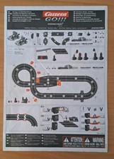 Carrera 1:43 Foglio Istruzioni Pista 20062362 Mario Kart 8 GO!!!