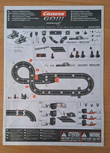 Carrera foglio istruzioni - carrera,
