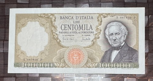 100000 lire manzoni decreto - 100000,