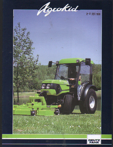 Deutz fahr agrokid depliant - fahr, "agrokid"