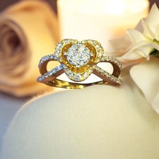 Anello di fidanzamento Pave