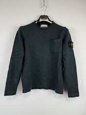 Grey Stone Island Sweater With Chest Pocket
