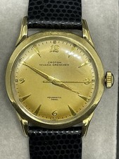 Orologio Croton Nivada Grenchen Automatic Vintage Patina dial rare