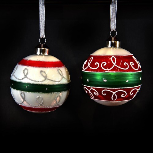 Palla natale vetro - in, diam