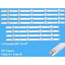 (L570) KIT COMPLETO  LED Strip  LG 47LB570V 47" TV 6916L-1716A 6916L-1715A 4+4
