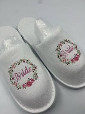 Pantofole da sposa bianche