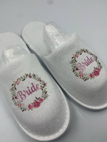 Pantofole sposa bianche - pantofole,