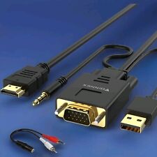 Foinnex VGA to HDMI adapter cable (cavo adattatore da VGA a HDMI + audio)