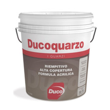 PITTURA AL QUARZO DUCO RIEMPITIVA BIANCA DUCOQUARZO lt 14 vernice murale esterno