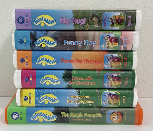 Teletubbies vhs tape lot - 6,