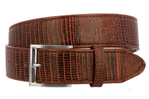 Cintura cowboy pelle cognac