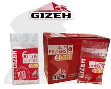 Filtri Giza Slim 6mm 120+30 In Busta 10 Bustine Da 150 Filtrini