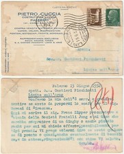 PALERMO - COMMERCIALE PUBBLICITARIA - PIETRO CUCCIA - COSTRUTTORE NAVALE -51586-
