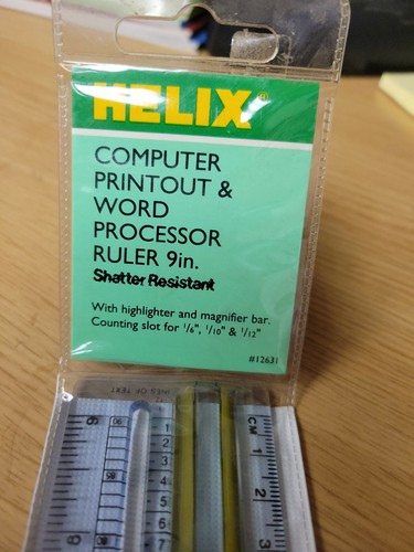 Righello helix per stampa e - 9",
