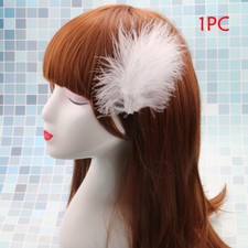 Feather Hair Clips for Women