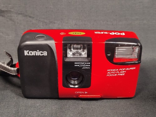 Fotocamera rossa konica pop - rossa,