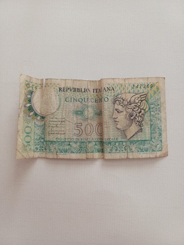 Cinquecento lire dicembre - lire, 20