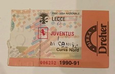 Ticket Biglietto Stadio Calcio