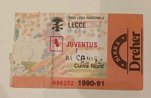 Ticket biglietto stadio calcio - stadio,