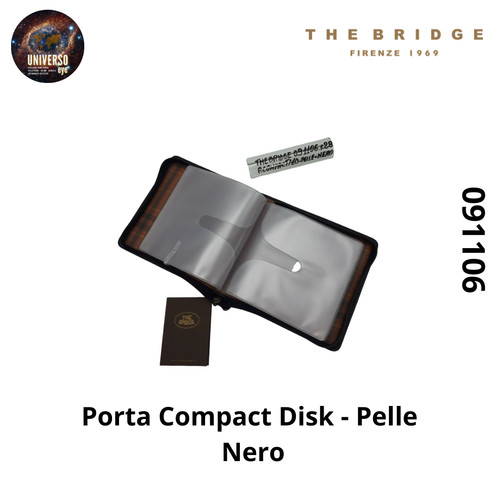 Porta compact disk - disk, pelle