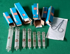 LOTTO 7 SIRINGHE SIRINGA VETRO