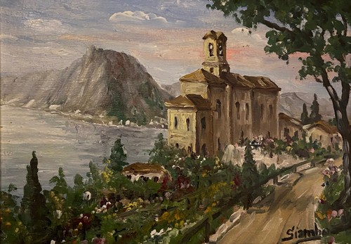 Dipinto olio tela - a,