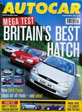 AUTOCAR MAGAZINE 09-SEP-98 -