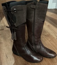 GEOX Stivali piatti marroni