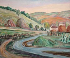 Dipinto ad olio vintage