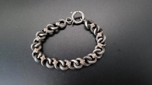 Braccialetto argento maglie - braccialetto,